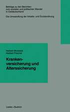 Krankenversicherung und Alterssicherung