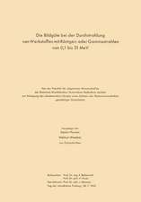 Die Bildgüte bei der Durchstrahlung von Werkstoffen mit Röntgen- oder Gammastrahlen von 0,1 bis 31 MeV