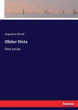 Obiter Dicta