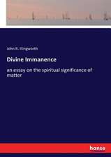 Divine Immanence