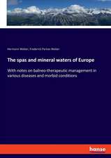 The spas and mineral waters of Europe