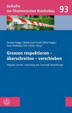 Grenzen respektieren - überschreiten - verschieben