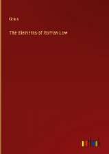 Elements of Roman Law