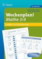 Wochenplan! Mathe 3/4