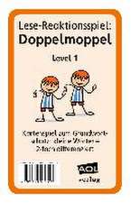 Lese-Reaktionsspiel: Doppelmoppel Level 1