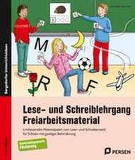 Lese- und Schreiblehrgang - Freiarbeitsmaterial