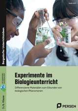 Experimente im Biologieunterricht