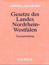 Gesetze des Landes Nordrhein-Westfalen (ohne Fortsetzungsnotierung). Inkl. 151. Ergänzungslieferung