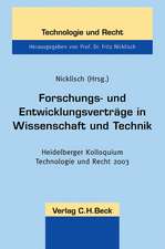 Forschungs- und Entwicklungsverträge in Wissenschaft und Technik