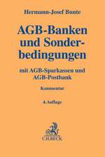 AGB-Banken, AGB-Sparkassen und Sonderbedingungen