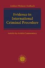 Evidence in International Criminal Procedure