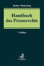 Handbuch des Presserechts