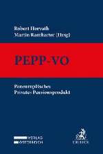 Paneuropäisches Privates Pensionsprodukt (PEPP-VO)