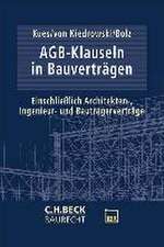 AGB-Klauseln in Bauverträgen