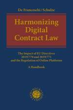 Harmonizing Digital Contract Law