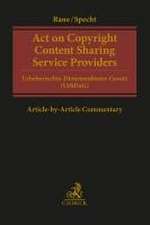 Act on Copyright Content Sharing Service Providers