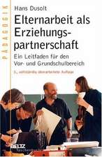 Elternarbeit als Erziehungspartnerschaft