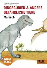 Dinosaurier und andere gefährliche Tiere. Malbuch