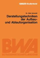 Darstellungstechniken der Aufbau- und Ablauforganisation