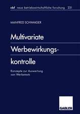 Multivariate Werbewirkungskontrolle: Konzepte zur Auswertung von Werbetests