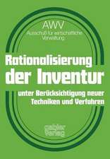 Rationalisierung der Inventur unter Berücksichtigung neuer Techniken und Verfahren