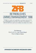 Betriebliches Umweltmanagement 1998