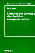 Konzeption und Einführung eines Qualitätsmanagementsystems