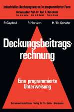 Deckungsbeitragsrechnung: — eine programmierte Unterweisung —