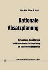 Rationale Absatzplanung: Vorbereitung, Durchführung und Kontrolle der Absatzplanung im Industrieunternehmen