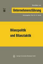 Bilanzpolitik und Bilanztaktik