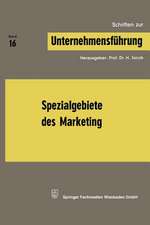 Spezialgebiete des Marketing