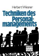 Die Techniken des Personalmanagements