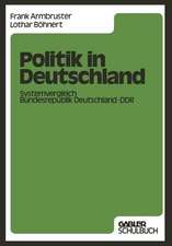 Politik in Deutschland: Systemvergleich Bundesrepublik Deutschland — DDR