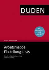 Duden Ratgeber Arbeitsmappe - Arbeitsmappe Einstellungstests