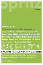 Sprache im technischen Zeitalter Jahrgang 53 (2015) Sonderheft. Im Grunde wie wir