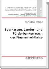 Sparkassen, Landes- und Förderbanken nach der Finanzmarktkrise