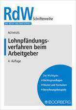 Lohnpfändungsverfahren beim Arbeitgeber