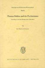 Thomas Hobbes und der Puritanismus