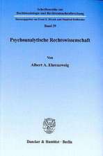 Psychoanalytische Rechtswissenschaft