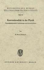 Konventionalität in der Physik