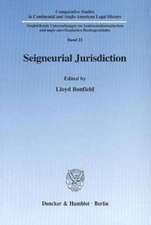 Seigneurial Jurisdiction.