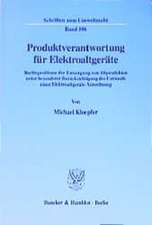 Produktverantwortung für Elektroaltgeräte.