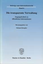 Die transparente Verwaltung