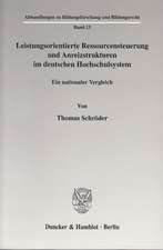 Leistungsorientierte Ressourcensteuerung und Anreizstrukturen im deutschen Hochschulsystem