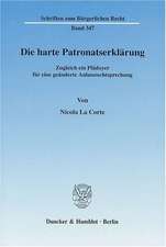 La Corte, N: Harte Patronatserklärung