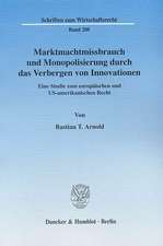 Marktmachtmissbrauch und Monopolisierung durch das Verbergen von Innovationen