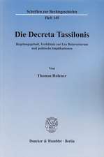 Die Decreta Tassilonis