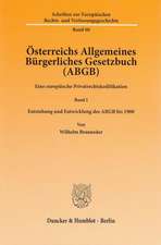 Österreichs Allgemeines Bürgerliches Gesetzbuch (ABGB)