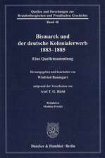 Bismarck und der deutsche Kolonialerwerb 1883 - 1885