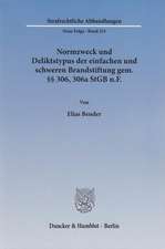 Normzweck und Deliktstypus der einfachen und schweren Brandstiftung gem. §§ 306, 306a StGB n.F.